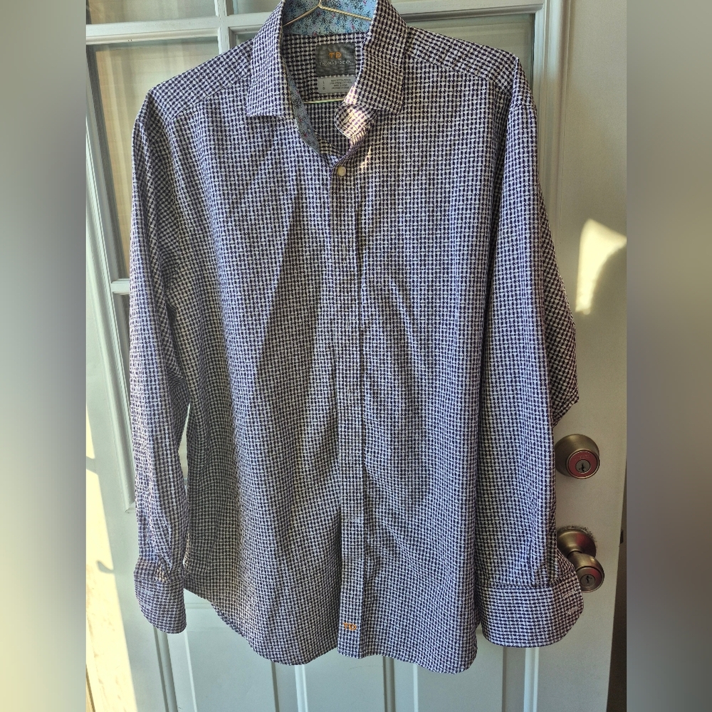 Thomas Dean Set Of Three Dress Shirts
